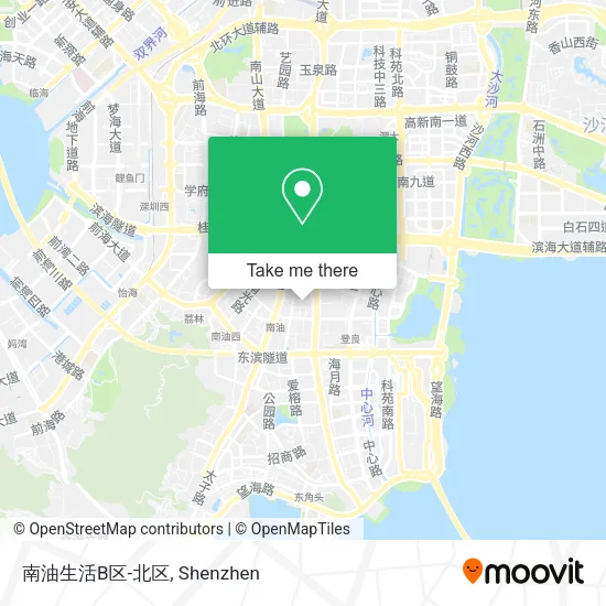 南油生活B区-北区 map