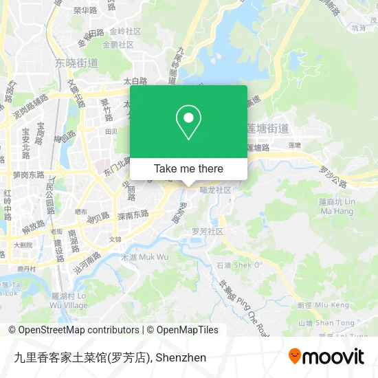 九里香客家土菜馆(罗芳店) map