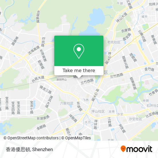 香港優思頓 map