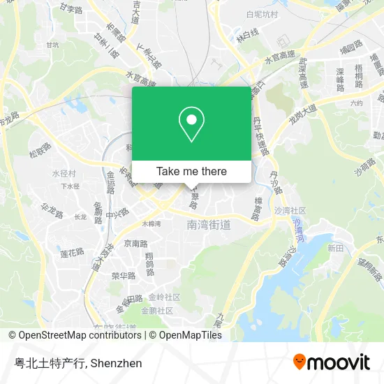 粤北土特产行 map