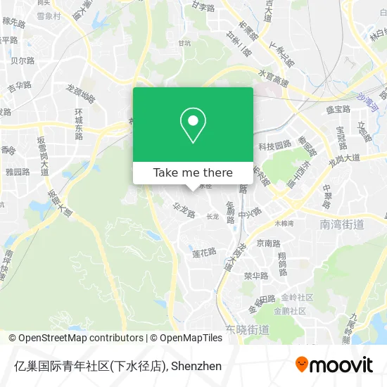 亿巢国际青年社区(下水径店) map