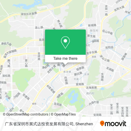 广东省深圳市展式达投资发展有限公司 map