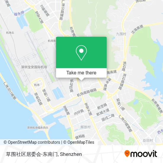 草围社区居委会-东南门 map