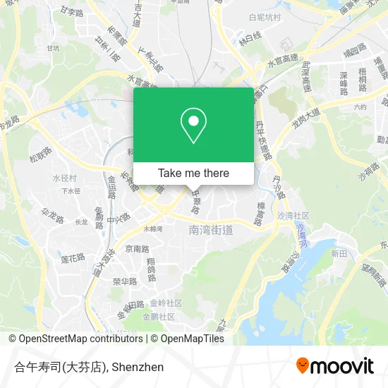 合午寿司(大芬店) map