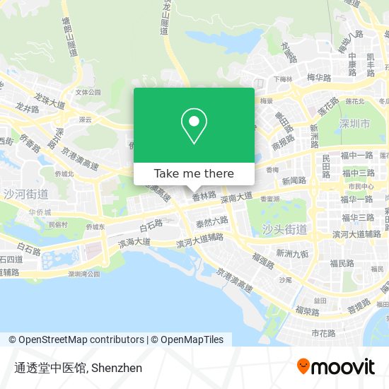 通透堂中医馆 map