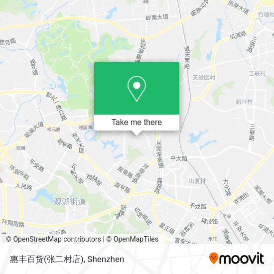 惠丰百货(张二村店) map