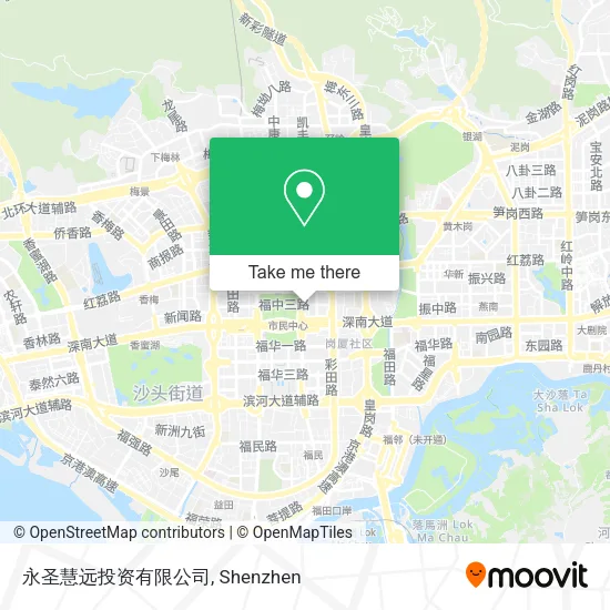 永圣慧远投资有限公司 map