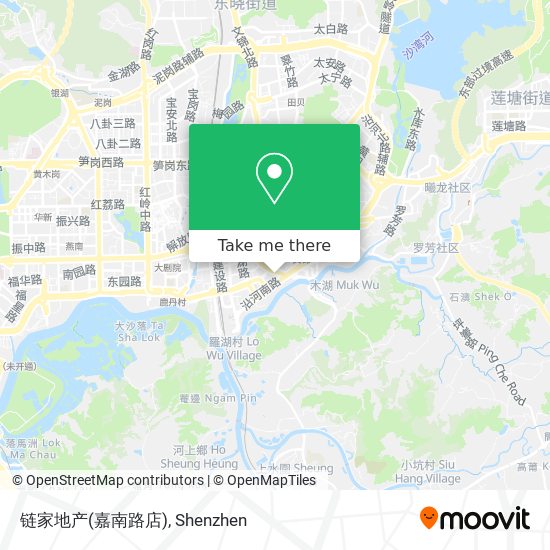 链家地产(嘉南路店) map