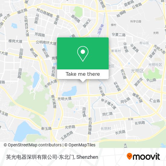 英光电器深圳有限公司-东北门 map