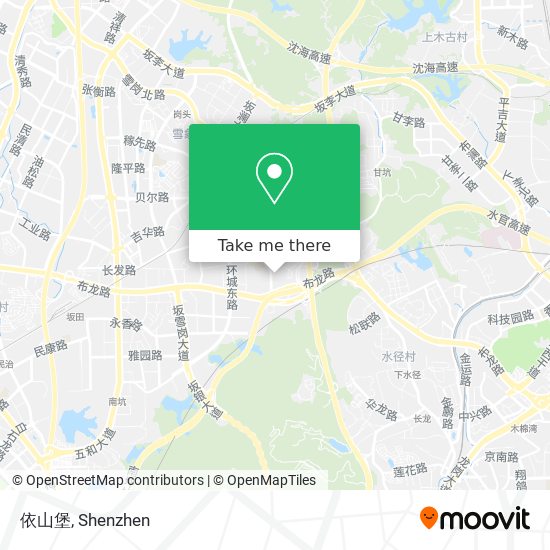 依山堡 map