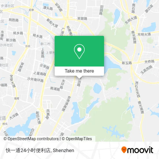 快一通24小时便利店 map