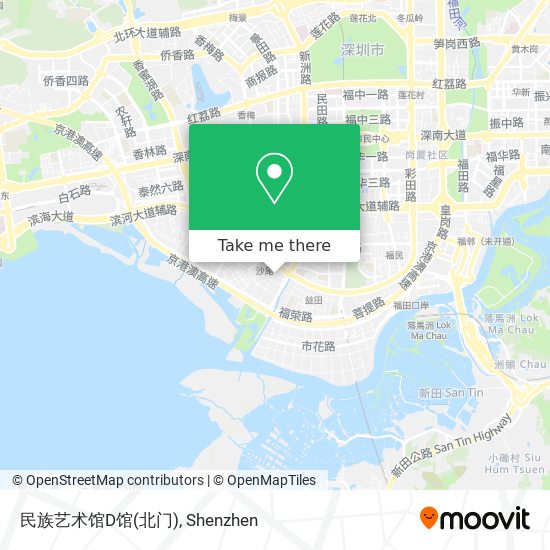 民族艺术馆D馆(北门) map