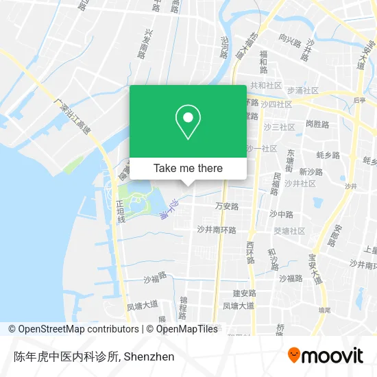 陈年虎中医内科诊所 map