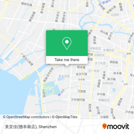 美宜佳(德丰南店) map