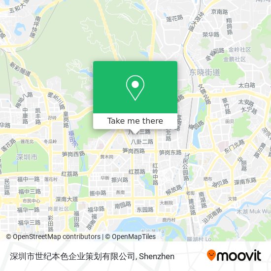 深圳市世纪本色企业策划有限公司 map