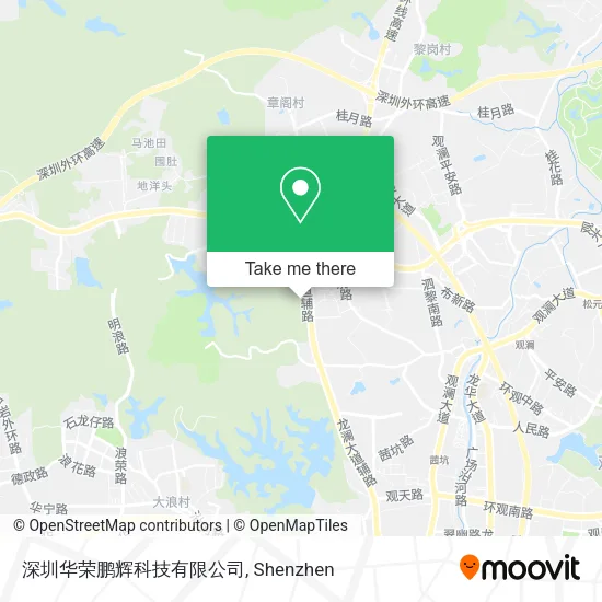 深圳华荣鹏辉科技有限公司 map