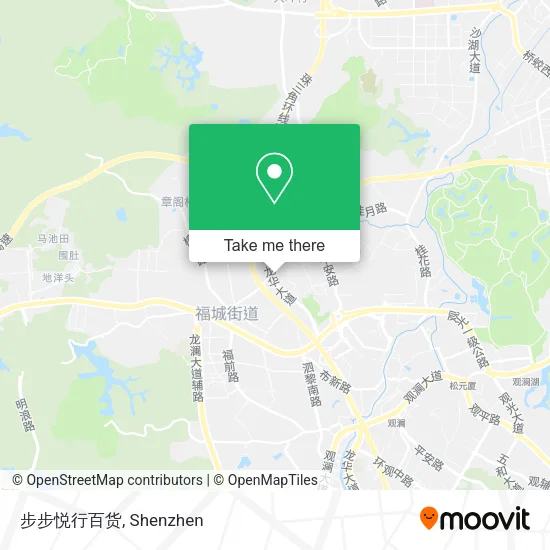 步步悦行百货 map