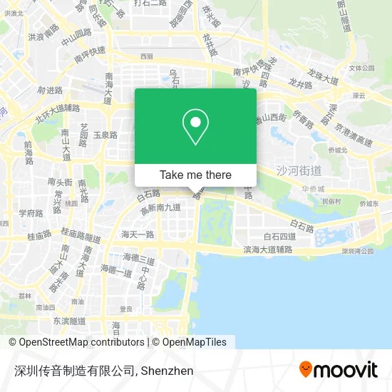 深圳传音制造有限公司 map