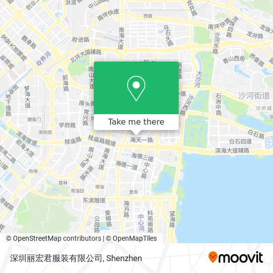 深圳丽宏君服装有限公司 map