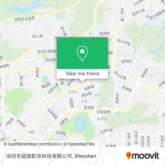 深圳市超级影音科技有限公司 map