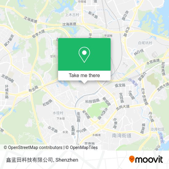 鑫蓝田科技有限公司 map