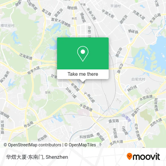 华熠大厦-东南门 map