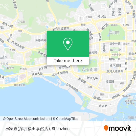 乐家嘉(深圳福田泰然店) map