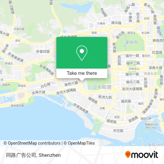 同路广告公司 map