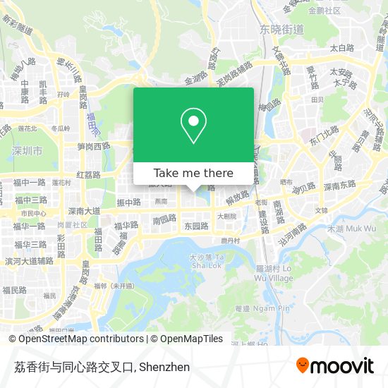 荔香街与同心路交叉口 map