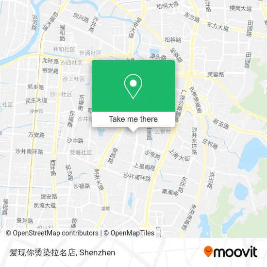 髪现你烫染拉名店 map