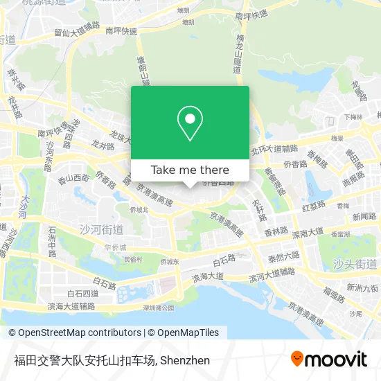 福田交警大队安托山扣车场 map