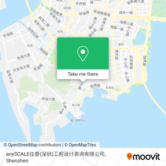 anySCALE任督(深圳)工程设计咨询有限公司 map