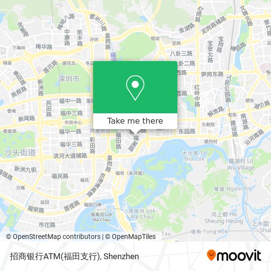 招商银行ATM(福田支行) map