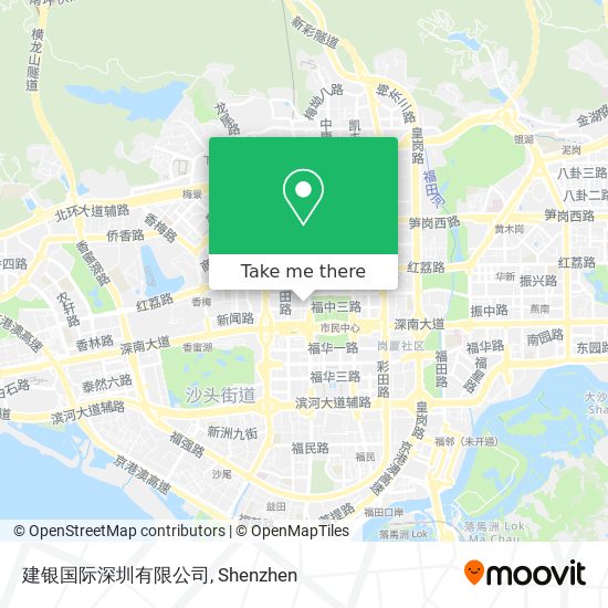 建银国际深圳有限公司 map