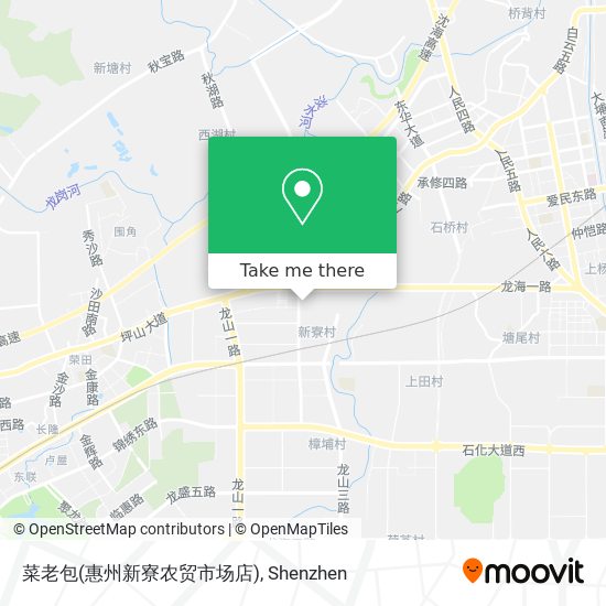 菜老包(惠州新寮农贸市场店) map