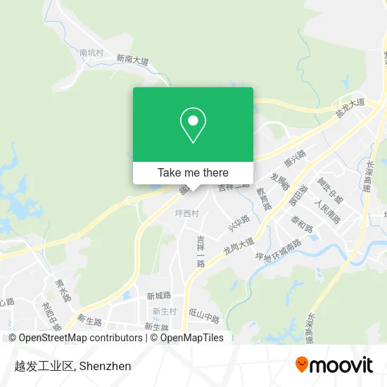 越发工业区 map