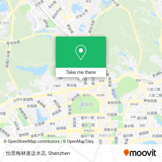 怡景梅林速达水店 map