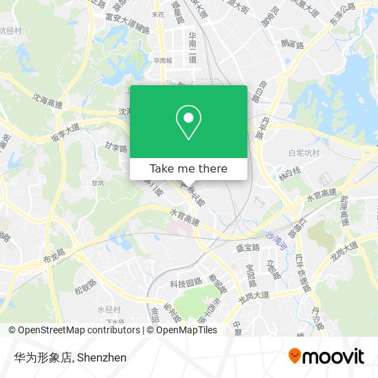 华为形象店 map