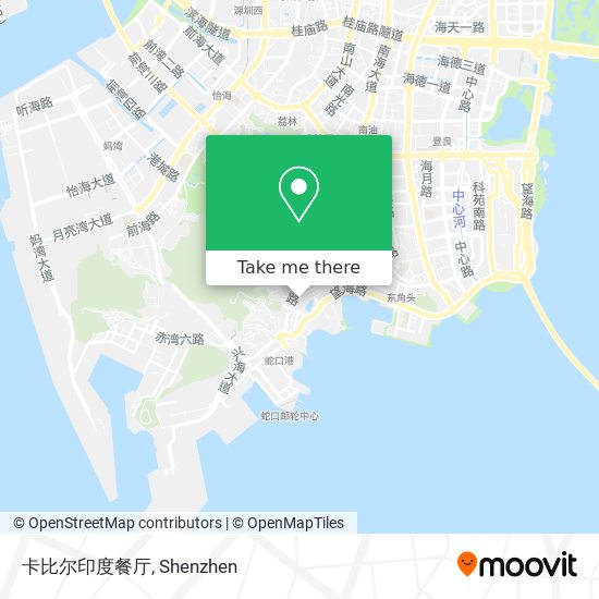 卡比尔印度餐厅 map