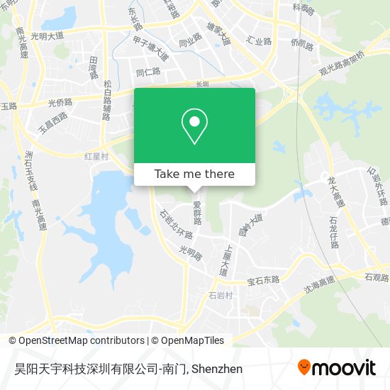 昊阳天宇科技深圳有限公司-南门 map