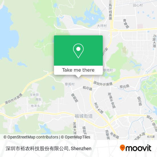 深圳市裕农科技股份有限公司 map