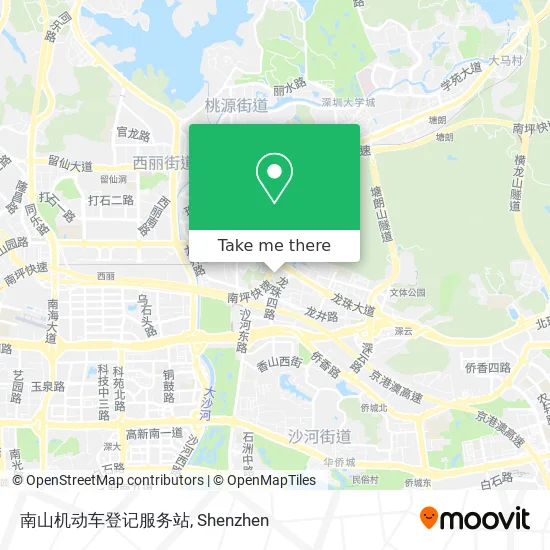 南山机动车登记服务站 map