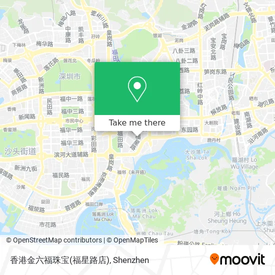 香港金六福珠宝(福星路店) map