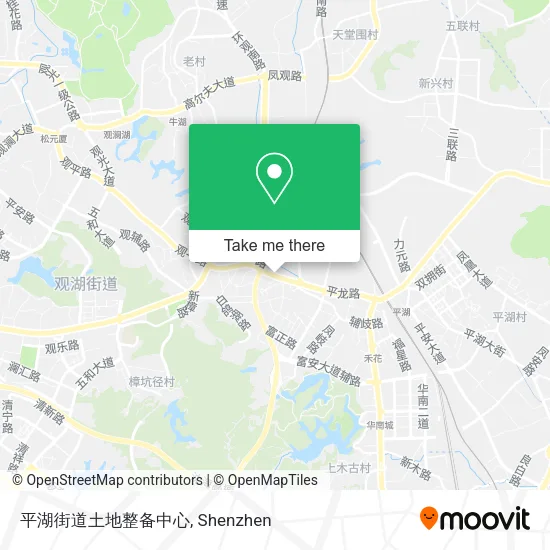 平湖街道土地整备中心 map