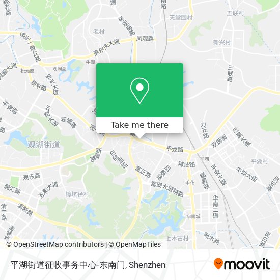 平湖街道征收事务中心-东南门 map