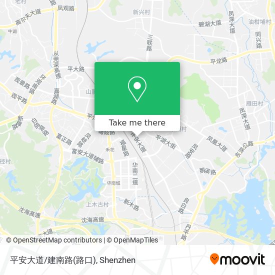 平安大道/建南路(路口) map
