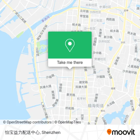 怡宝益力配送中心 map
