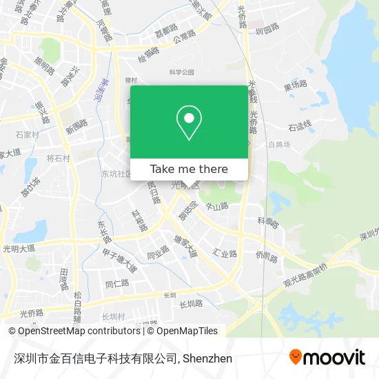 深圳市金百信电子科技有限公司 map