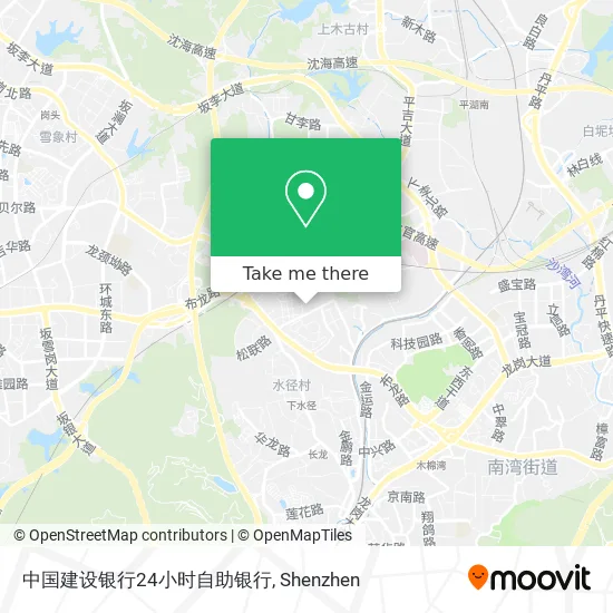 中国建设银行24小时自助银行 map