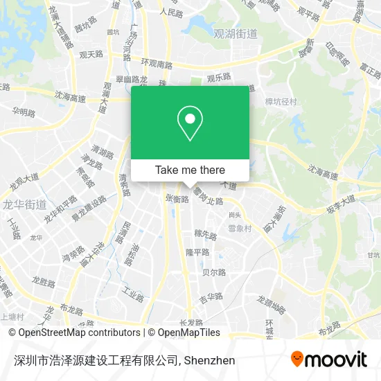 深圳市浩泽源建设工程有限公司 map
